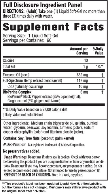 CBD Soft Gels: 10 mg